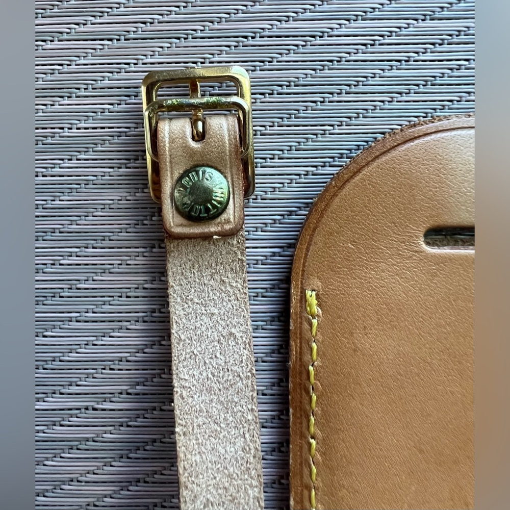 Authentic Louis Vuitton Luggage Tag #4